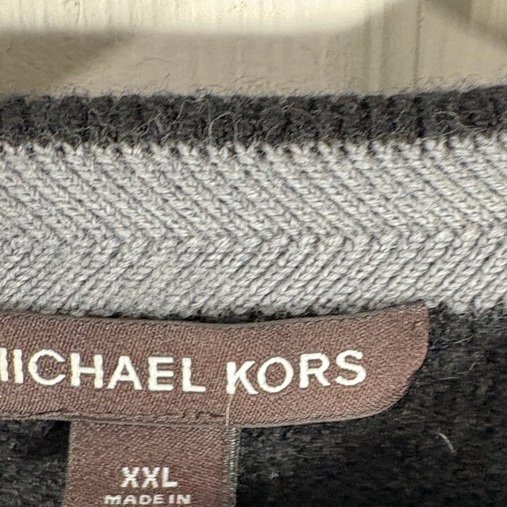 Michael Kors 100% Wool Sweater | Luxury Black Crewneck | Minimalist Quality - Picture 5 of 11